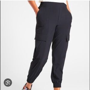 Athleta Chelsea Utility Jogger. Never Worn. Size 6. Black.